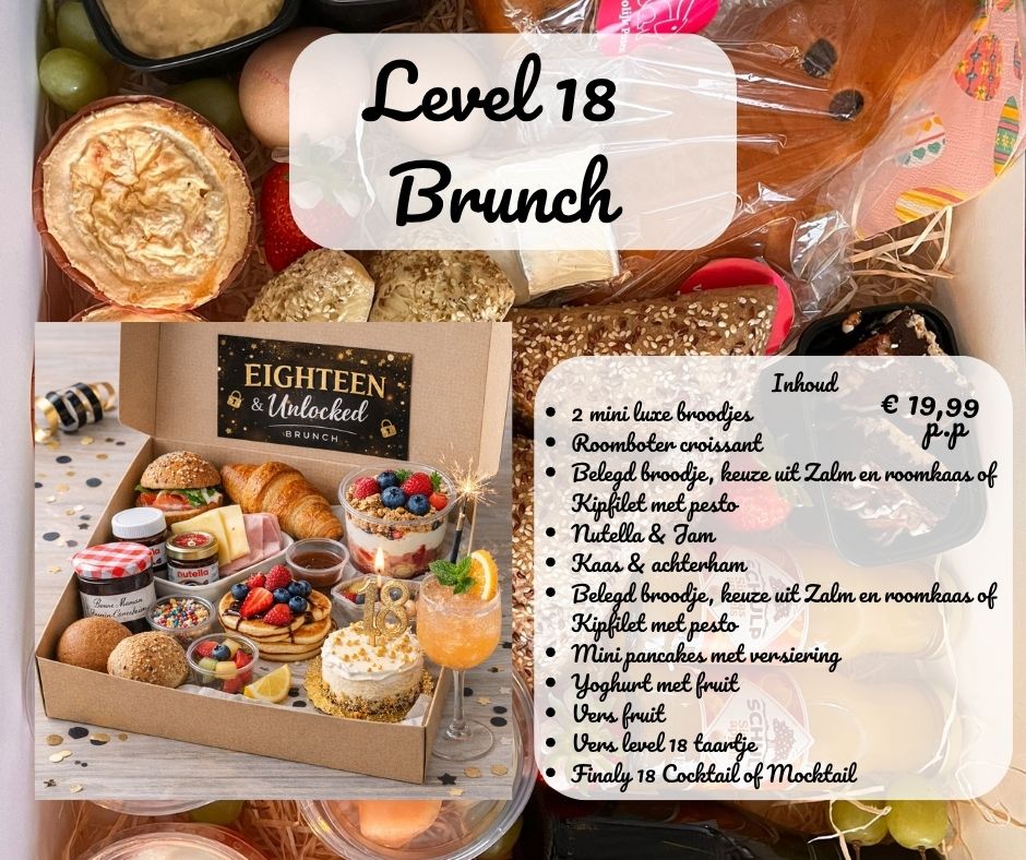 18 jaar brunch